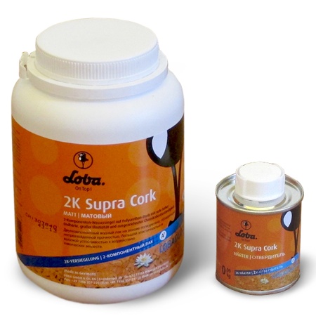 Лак для пробки LOBA WS 2K SupraCork матовый 1л